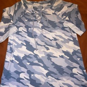 S Gray Camo Hoodie